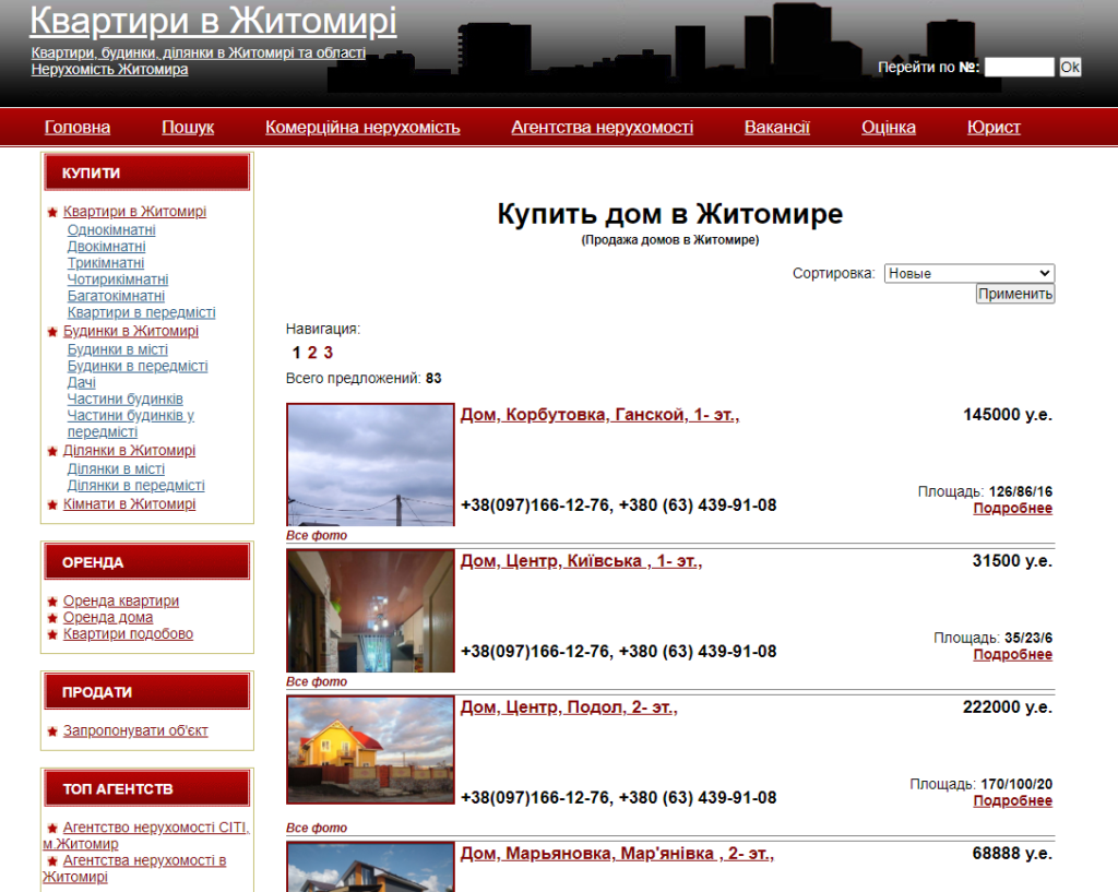 Ілюстрація до теми: Будинки та ділянки